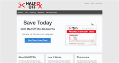 Desktop Screenshot of halfoffrx.com